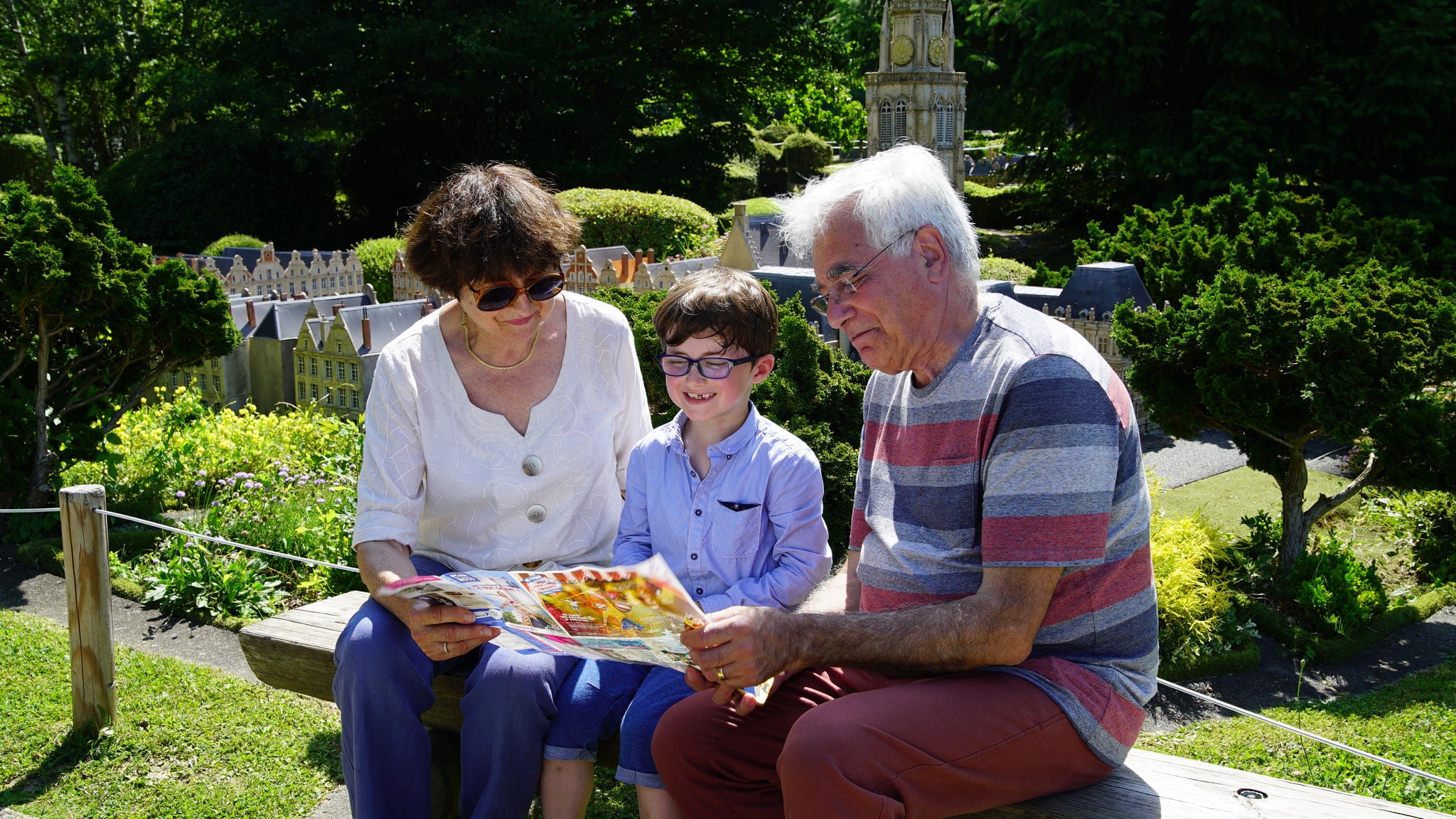 France Miniature sortie grands parents plan du parc