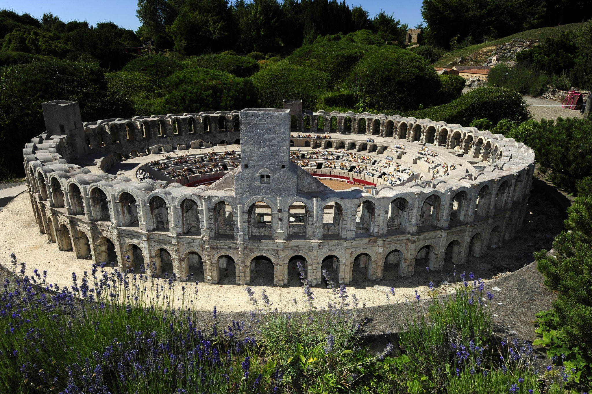 Miniature Amphitheatre of Arles at France Miniature