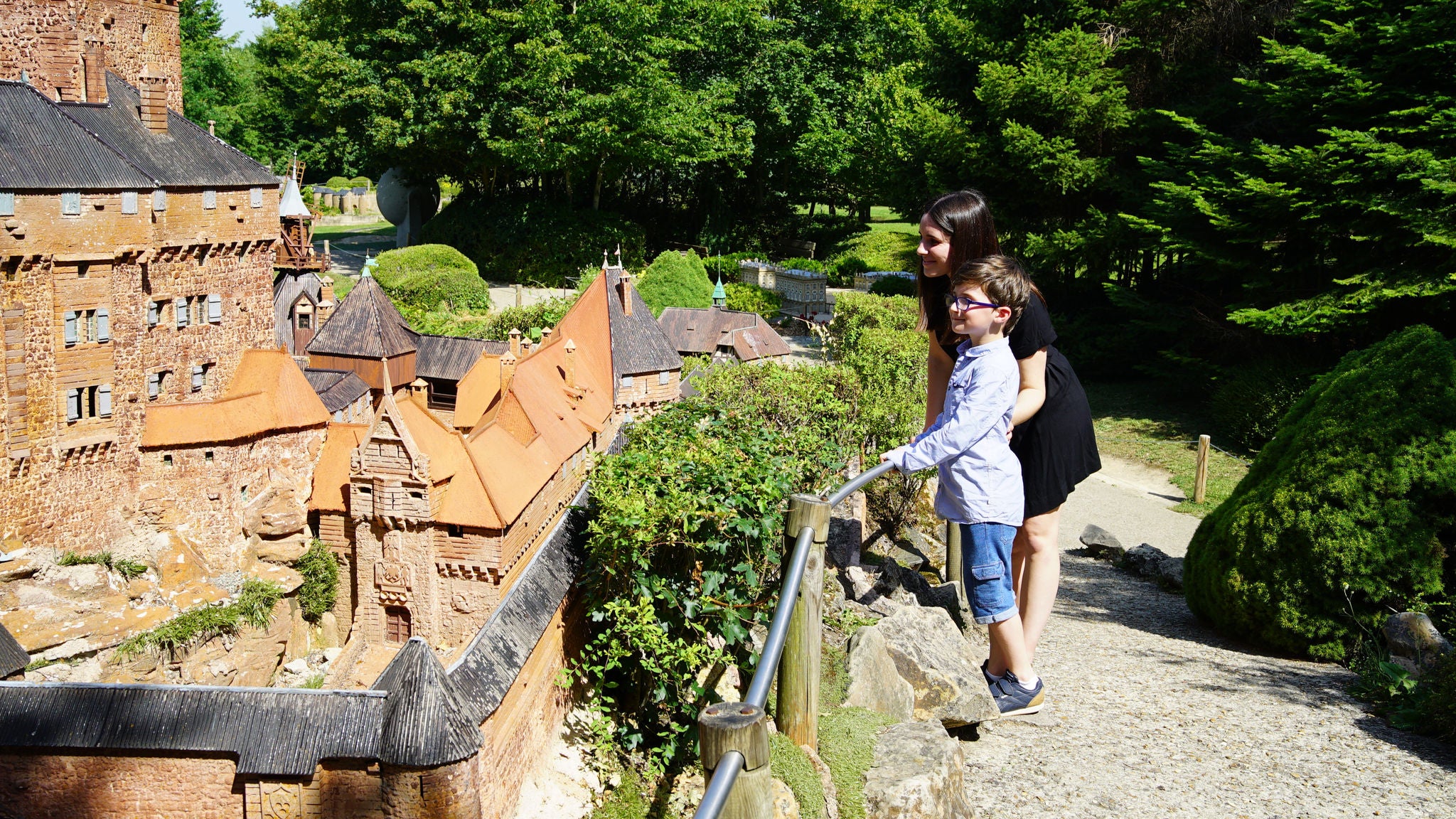 Famille au Château du Haut-Koenigsbourg